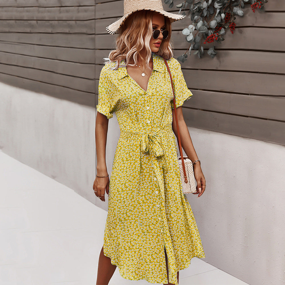 Robe imprimée femme – Style décontracté et sexy pour vacances