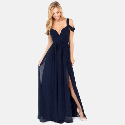Robe d'été grecque fluide et longue