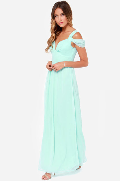 Robe d'été grecque fluide et longue
