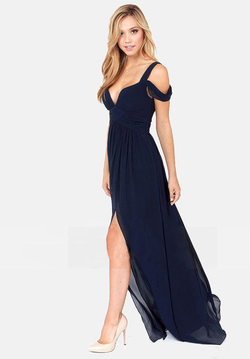 Robe d'été grecque fluide et longue
