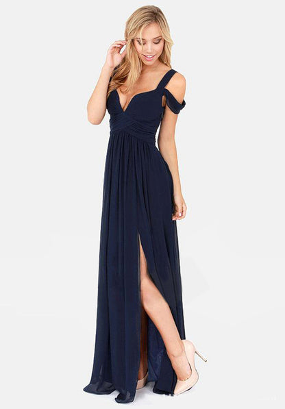Robe d'été grecque fluide et longue