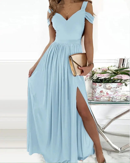 Robe d'été grecque fluide et longue