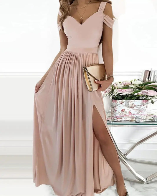 Robe d'été grecque fluide et longue